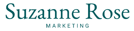 suzanne rose marketing logo green web designer